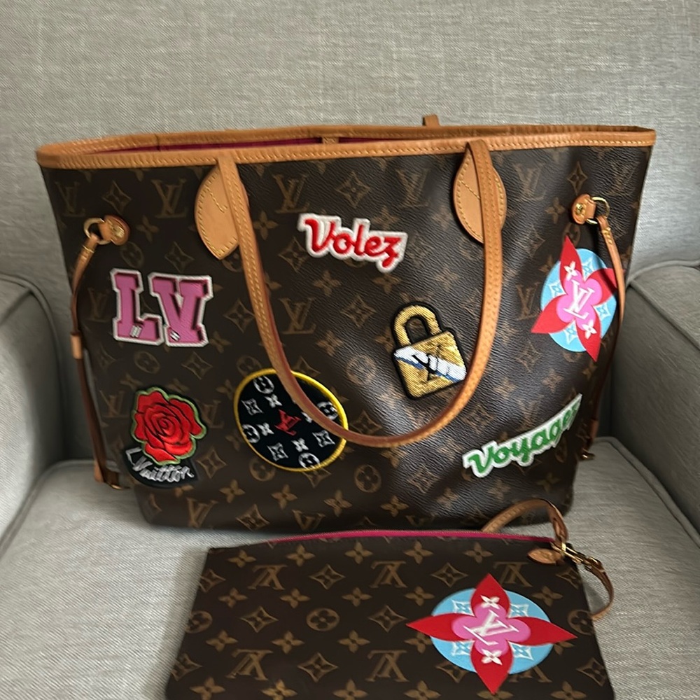 Sale Louis Vuitton Ltd. Ed. 2018 Patches Neverfull MM
